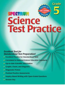 Rich Results on Google's SERP when searching for 'Spectrum Science Test Practice 5'