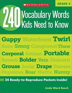 Rich Results on Google's SERP when searching for '240 Vocabulary Words Kids Need to Know Book 4'