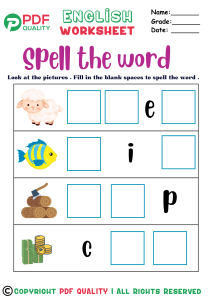 Spell phonetically with digraphs (a)