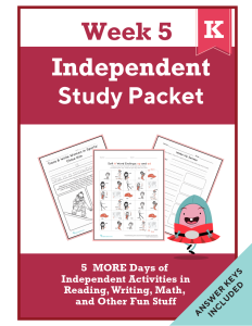 independent-study-packet-kindergarten-week-5