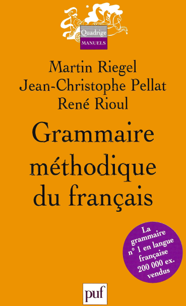 Grammaire méthodique du français